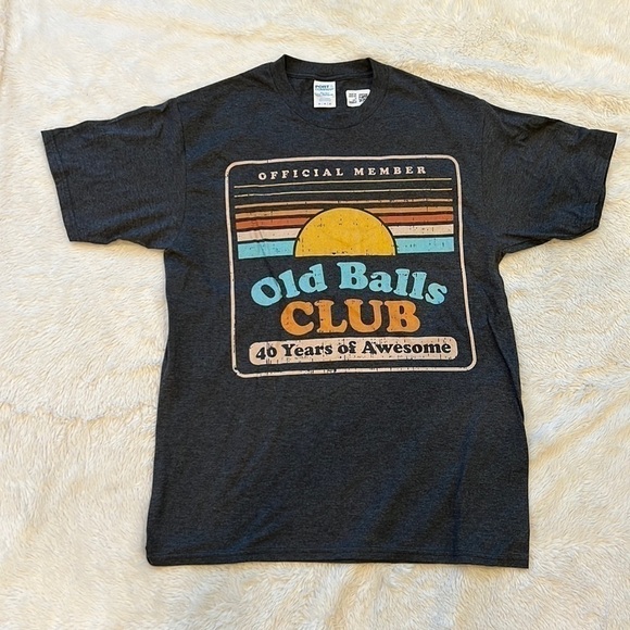Port Authority Other - Official Member Old Balls Club 40 Years of Awesome Graphic T-shirt Size Medium